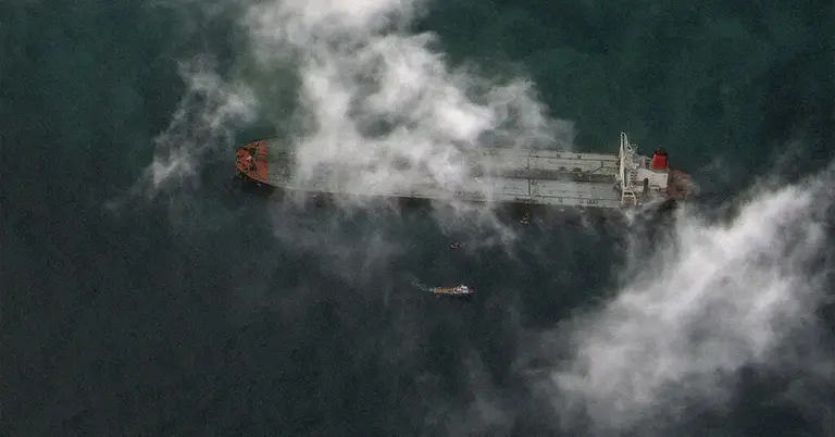 গ্যালভেস্টন উপকূলের কাছে যুক্তরাষ্ট্র কর্তৃক জব্দকৃত তেলবাহী জাহাজ স্কিপার